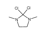 2,2-dichloro-1,3-dimethylimidazolidine结构式