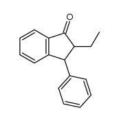 2-ethyl-3-phenylindanone结构式