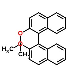 (R)-2,2’-二甲氧基-1,1’-联萘结构式