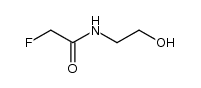 N-(2-hydroxyethyl)fluoroacetamide结构式