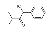 1-hydroxy-3-methyl-1-phenylbutan-2-one Structure