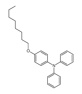 4-octoxy-N,N-diphenylaniline Structure