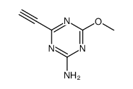 1,3,5-Triazin-2-amine,4-ethynyl-6-methoxy-(9CI) structure