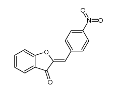 (Z)-2-(4-nitrobenzylidene)benzofuran-3(2H)-one Structure