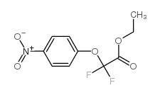 Difluoro-(4-nitro-phenoxy)-acetic acid ethyl ester Structure