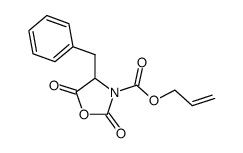 allyl 4-benzyl-2,5-dioxooxazolidine-3-carboxylate结构式