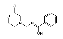 N-[bis(2-chloroethyl)aminomethyl]benzamide Structure
