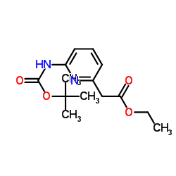 Ethyl 2-(6-((tert- butoxycarbonyl)amino)pyridin-2-yl)acetate picture