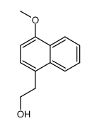 2-(4-methoxy-[1]naphthyl)-ethanol结构式