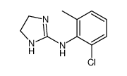 N-(2-chloro-6-methylphenyl)-4,5-dihydro-1H-imidazol-2-amine Structure