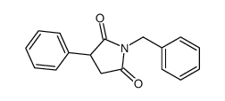 1-benzyl-3-phenylpyrrolidine-2,5-dione结构式