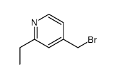 2-ethyl-4-(bromomethyl)pyridine结构式