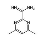 4,6-dimethylpyrimidine-2-carboximidamide Structure