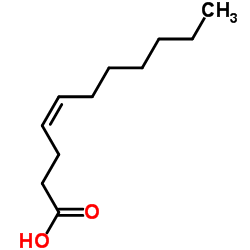 (4Z)-4-Undecenoic acid结构式