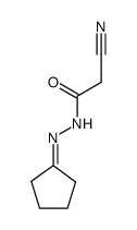 cyanoacetic acid cyclopentylidene hydrazide Structure