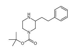 TERT-BUTYL 3-PHENETHYLPIPERAZINE-1-CARBOXYLATE picture