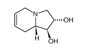 1,2-Indolizinediol, 1,2,3,5,8,8a-hexahydro-, (1S,2S,8aS)- (9CI)结构式