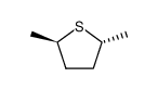 trans 2,5-dimethylthiophane结构式