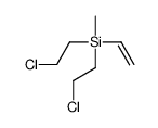 bis(2-chloroethyl)-ethenyl-methylsilane结构式