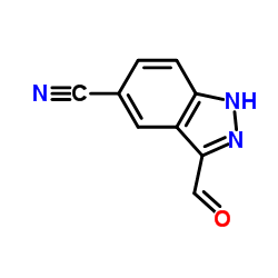 5-氰基引唑-3-甲醛图片