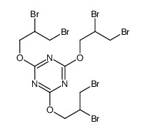2,4,6-tris(2,3-dibromopropoxy)-1,3,5-triazine Structure