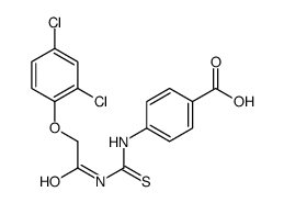 4-[[[[(2,4-DICHLOROPHENOXY)ACETYL]AMINO]THIOXOMETHYL]AMINO]-BENZOIC ACID structure