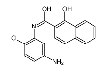 N-(5-amino-2-chlorophenyl)-1-hydroxynaphthalene-2-carboxamide结构式