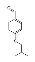 4-(2-methylpropylsulfanyl)benzaldehyde结构式