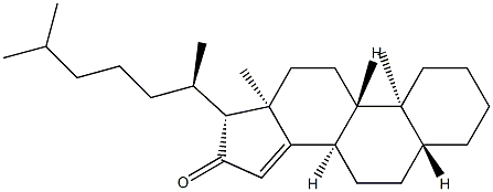 5α-Cholest-14-en-16-one结构式