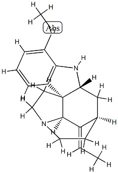 (14E)-14,19-Didehydro-12-methoxycondyfolan structure