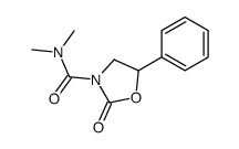 N,N-dimethyl-2-oxo-5-phenyl-1,3-oxazolidine-3-carboxamide结构式