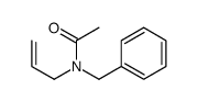 N-benzyl-N-prop-2-enylacetamide Structure