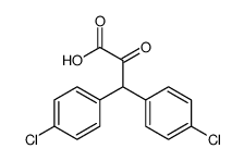 3,3-bis(4-chlorophenyl)-2-oxopropanoic acid结构式