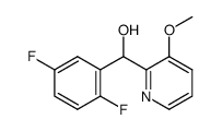 2-[(2,5-Difluorophenyl)-hydroxymethyl]-3-methoxypyridine Structure