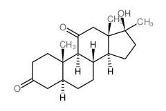 Androstane-3,11-dione,17-hydroxy-17-methyl-, (5a,17b)- (9CI) picture