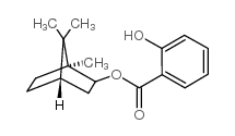 Benzoic acid,2-hydroxy-, (1R,2S,4R)-1,7,7-trimethylbicyclo[2.2.1]hept-2-yl ester, rel-结构式