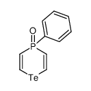 4-phenyl-4H-[1,4]telluraphosphinine 4-oxide结构式