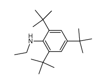 N-ethyl-2,4,6-tri-t-butylaniline Structure