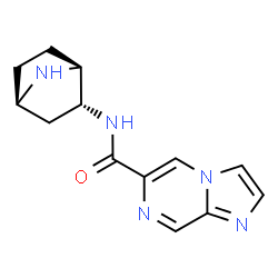 Imidazo[1,2-a]pyrazine-6-carboxamide, N-(1S,2R,4R)-7-azabicyclo[2.2.1]hept-结构式