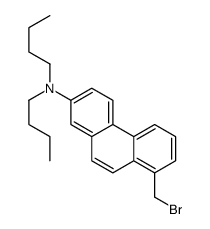 8-(bromomethyl)-N,N-dibutylphenanthren-2-amine结构式
