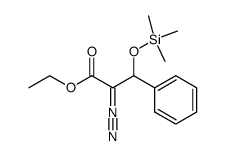 ethyl 2-diazo-3-(trimethylsiloxy)-3-phenylpropanoate结构式