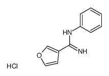 N-phenyl-furan-3-carboximidic acid amide, hydrochloride结构式