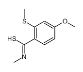 4-methoxy-N-methyl-2-methylsulfanylbenzenecarbothioamide Structure