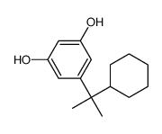 5-(2-cyclohexylpropan-2-yl)benzene-1,3-diol结构式