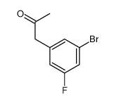 1-(3-Bromo-5-fluorophenyl)acetone Structure