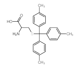 L-Cysteine, S-[tris (4-methylphenyl)methyl]- Structure