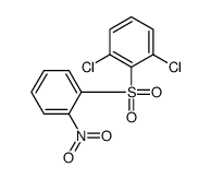 1,3-dichloro-2-(2-nitrophenyl)sulfonylbenzene Structure
