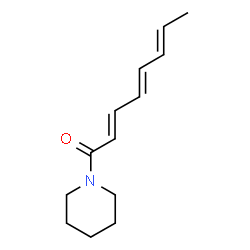 1-[(2E,4E,6E)-1-Oxo-2,4,6-octatrienyl]piperidine Structure