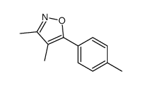 3,4-dimethyl-5-(4-methylphenyl)-1,2-oxazole Structure