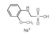 Sodium [(2-methoxyphenyl)amino]methanesulfonate Structure